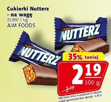Cukierki Nutterz na wagę promocja w Prim Market