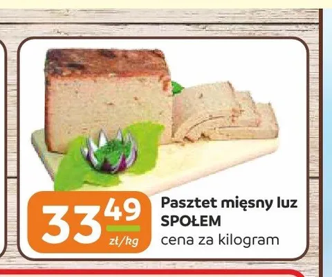Pasztet mięsny luz Społem promocja w Społem Częstochowa