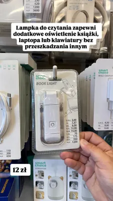 Lampka do czytania Smart Choice Book Light promocja w Pepco