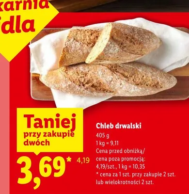 Chleb drwalski promocja w Lidl