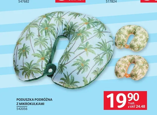 Poduszka podróżna z mikrokulkami promocja w Selgros