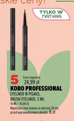 Eyeliner w pisaku Kobo Professional promocja w Drogerie Natura