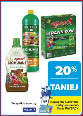 Nawóz uniwersalny Biohumus promocja w Carrefour