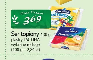 Ser topiony plastry Lactima promocja w CEZAR Delikatesy