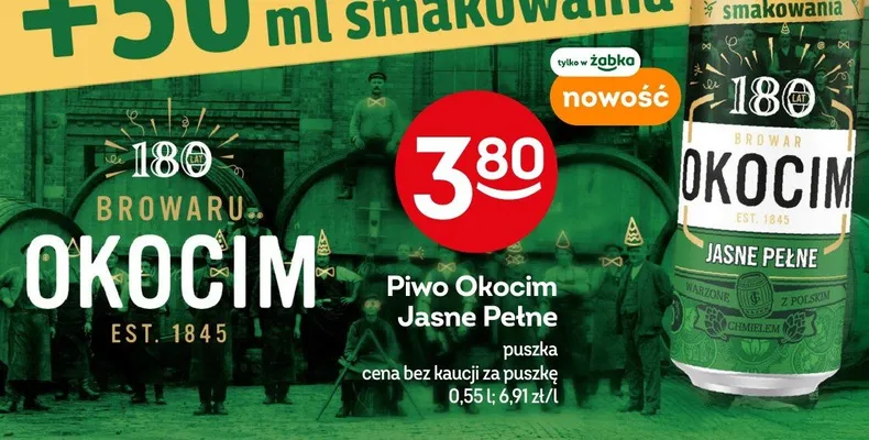 Piwo Jasne Pełne promocja w Żabka