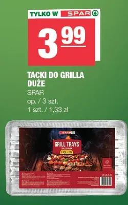 Tacki do grilla duże promocja w SPAR
