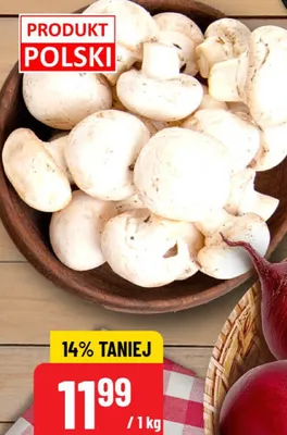 Pieczarki promocja w POLOmarket