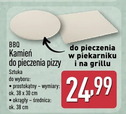 Kamień do pieczenia pizzy promocja w Aldi