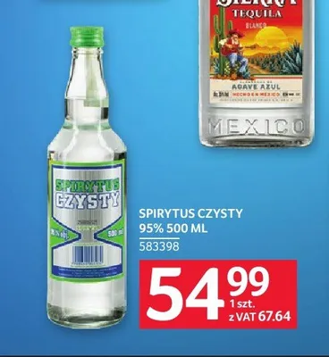 Spirytus Czysty 95% promocja w Selgros