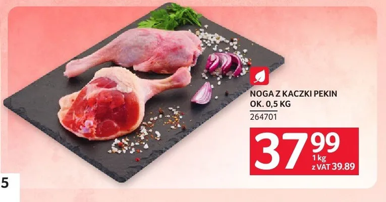 Noga z kaczki pekin promocja w Selgros