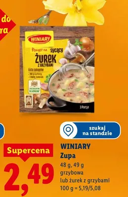 Zupa grzybowa promocja w Lidl