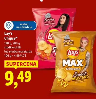 Chipsy słodkie chilli promocja w Lidl