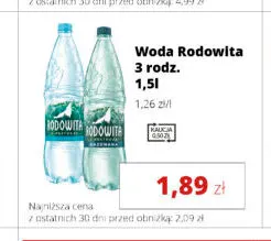 Woda Rodowita promocja w Torimpex Toruńska Sieć Sklepów Spożywczych