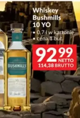 Whiskey Bushmills 10 YO w kartonie promocja w Makro