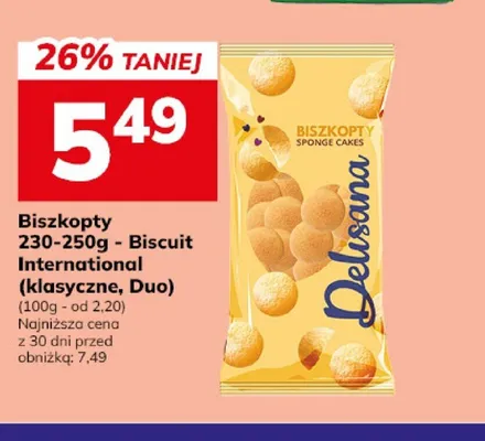 Biszkopty klasyczne Biscuit International promocja w Hitpol