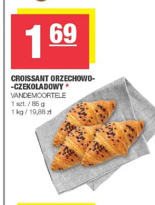 Croissant orzechowo-czekoladowy Vandemoortele promocja w SPAR