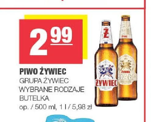 Piwo Żywiec Białe promocja w SPAR