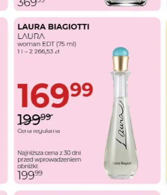 Woda toaletowa Laura Laura Biagiotti promocja w Drogerie Jawa