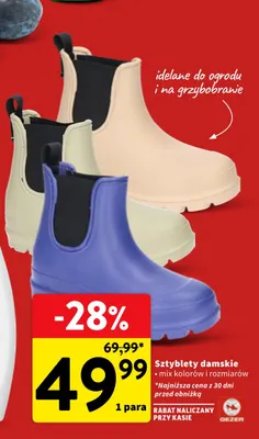 Sztyblety damskie Gezer promocja w Intermarche