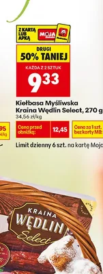 Kiełbasa Myśliwska, 270 g promocja w Biedronka