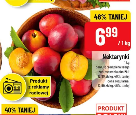 Nektarynki promocja w POLOmarket