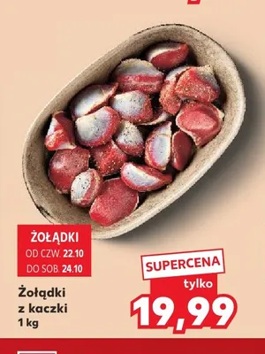Żołądki z kaczki promocja w Kaufland