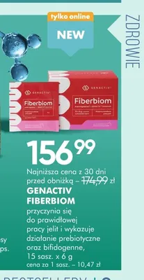 Suplement diety Genactiv Fiberbiom promocja w Super-Pharm