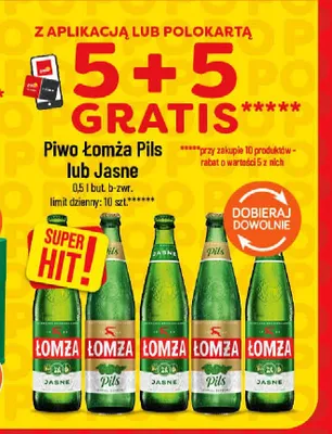 Piwo Łomża Pils promocja w POLOmarket
