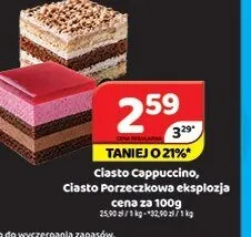 Ciasto Cappuccino promocja w Delfin