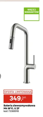 Bateria zlewozmywakowa M4 Wyl U 2F promocja w Leroy Merlin