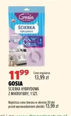 Ścierka hybrydowa z mikrofibry Gosia promocja w Drogerie Natura