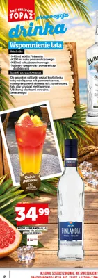 Wódka Finlandia 40% promocja w TOPAZ