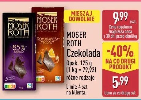 Czekolada promocja w Aldi