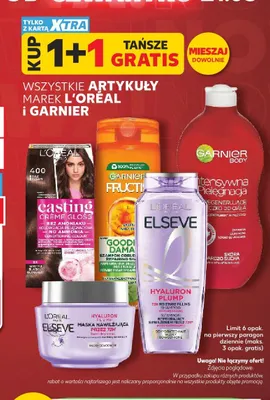 Szampon wypełniający L'Oréal Elseve Hyaluron Plump promocja w Kaufland