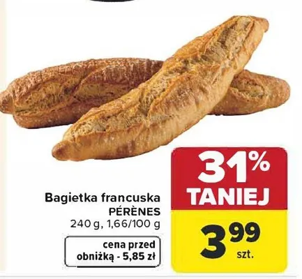 Bagietka francuska promocja w Carrefour Market
