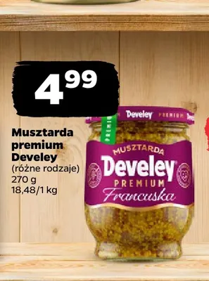 Musztarda premium francuska Develey promocja w Netto