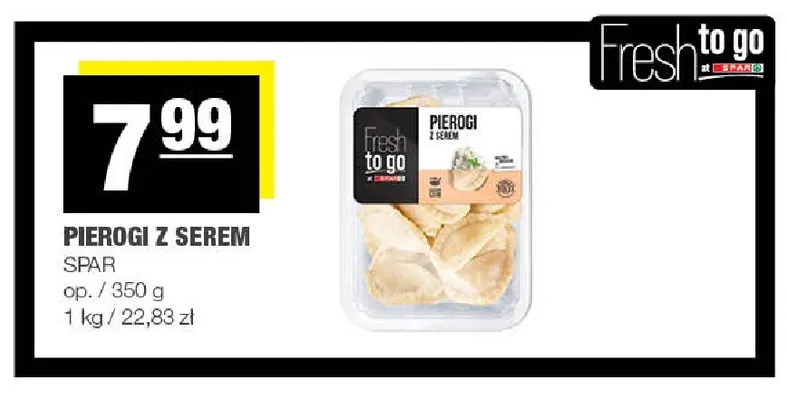 Pierogi z serem Spar promocja w SPAR