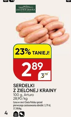 Serdelki z zielonej krainy promocja w Chata Polska
