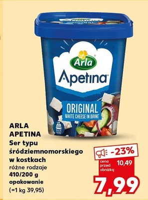 Ser typu śródziemnomorskiego w kostkach promocja w Kaufland