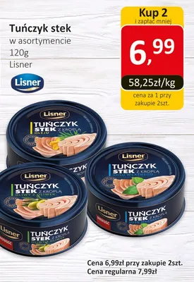 Tuńczyk stek w asortymencie promocja w Market Point