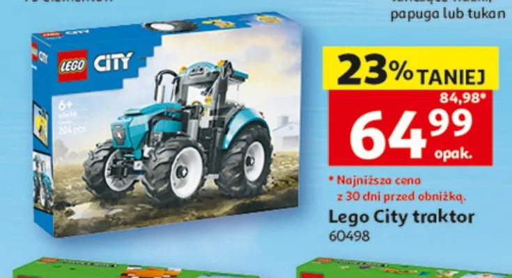 Lego City traktor 60498 promocja w Auchan