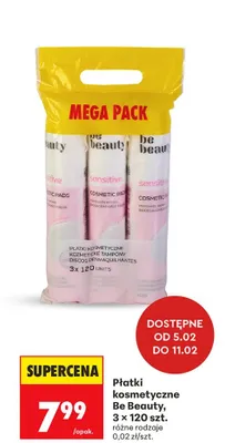 Płatki kosmetyczne Sensitive promocja w Biedronka