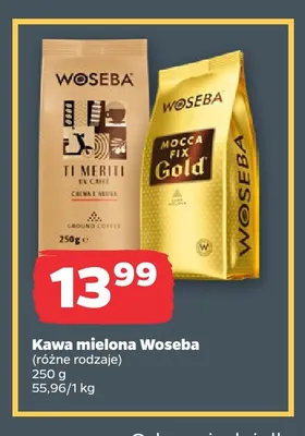 Kawa mielona Woseba Ti Meriti promocja w Netto