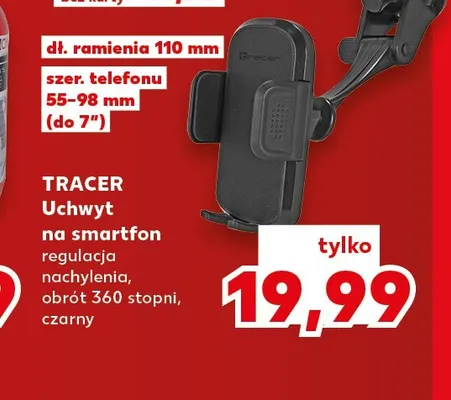 Uchwyt na smartfon Tracer promocja w Kaufland