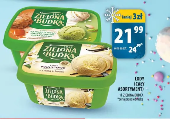 Lody Zielona Budka promocja w Arhelan
