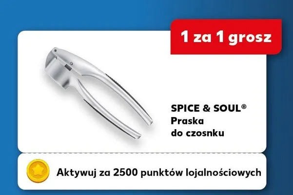 Praska do czosnku promocja w Kaufland