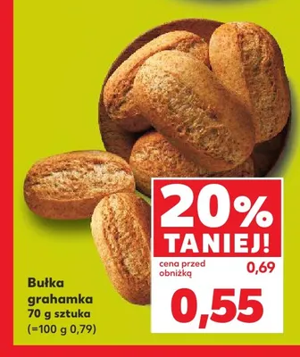 Bułka grahamka promocja w Kaufland