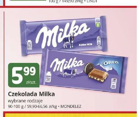 Czekolada Milka promocja w Marketvita