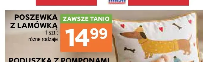 Poszewka z lamówką promocja w Stokrotka