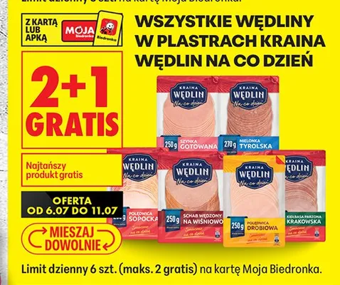 Schab wędzony na wiśniowo Kraina Wędlin na co dzień promocja w Biedronka